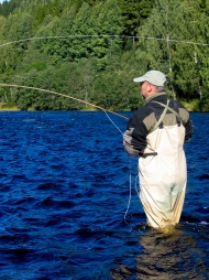 Casting to grayling and trout Casting to grayling and trout