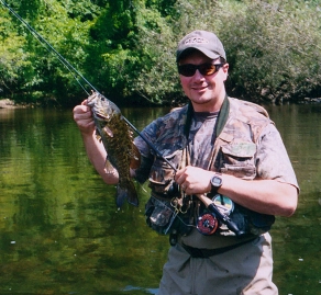 Tony with a bass Tony with a bass