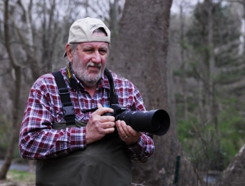 Henry Hegeman with the camera Henry Hegeman with the camera