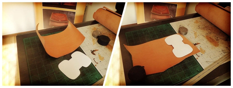 Selecting the leather Selecting the leather