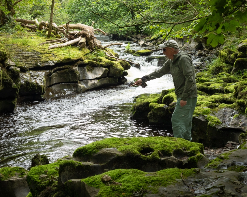 Fishing the canyon. Fishing the canyon.